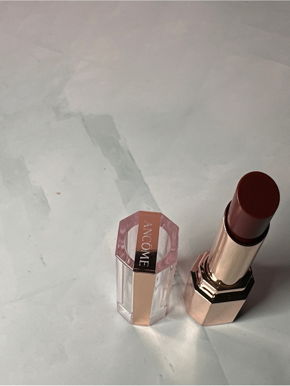 Lancome Creamy Matte Lipstick in Deep Rose mini